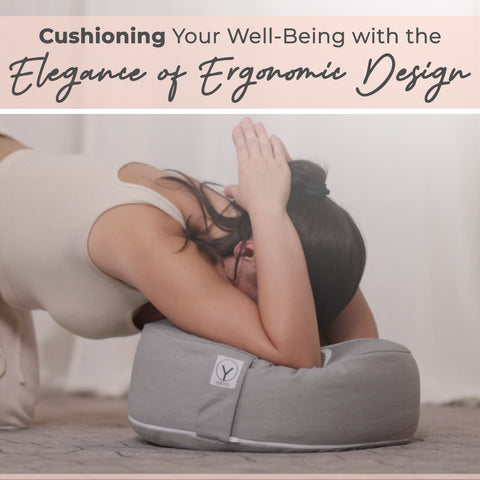 Buckwheat yoga meditation cushion