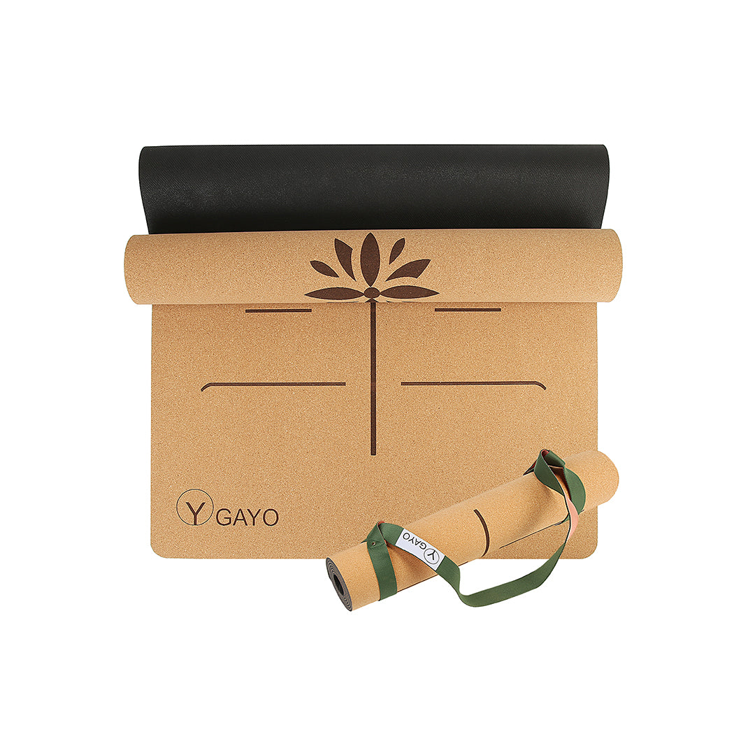 Swirly Flow Nomad Cork Yoga Mat main image 1