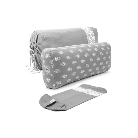 Organic cotton yoga bolster set
