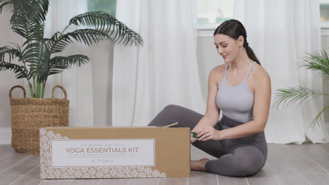 Eco Friendly Cork Yoga Mat Kit Product Video| Gayo Shop