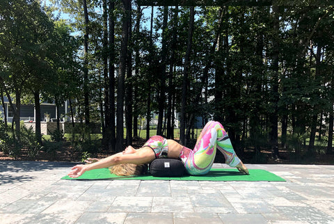 organic yoga bolster