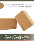 Durable and sturdy large yoga blocks