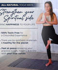 GOTS certified natural cotton yoga mat